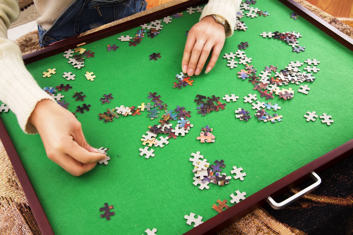 jigsaw puzzle table storage spinning turn spinner board 1000 pcs mat